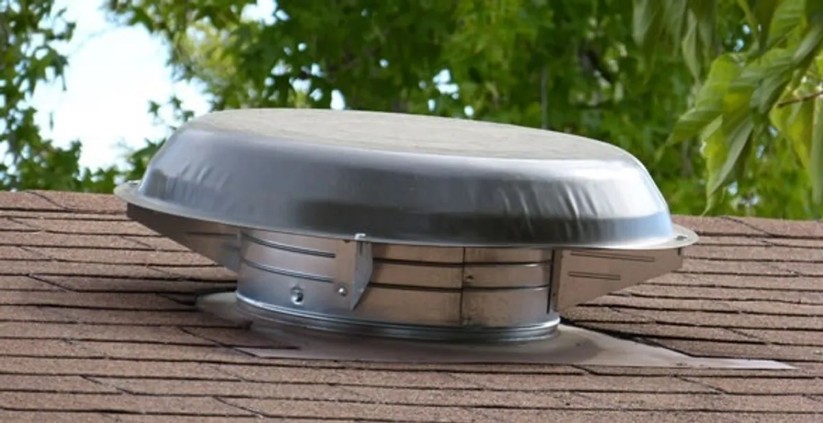 attic fan installation services with low-profile roof ventilation unit in Savannah, GA