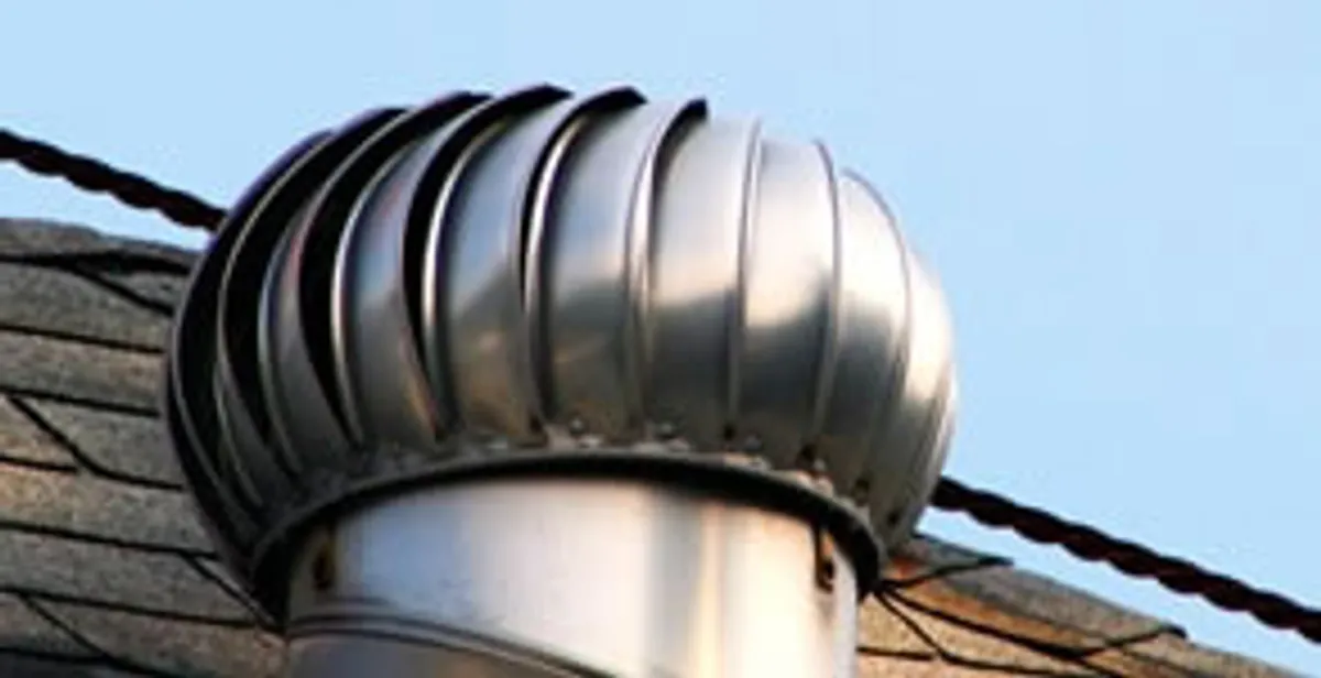 attic fan installation services with professionally installed roof ventilation unit in Savannah, GA