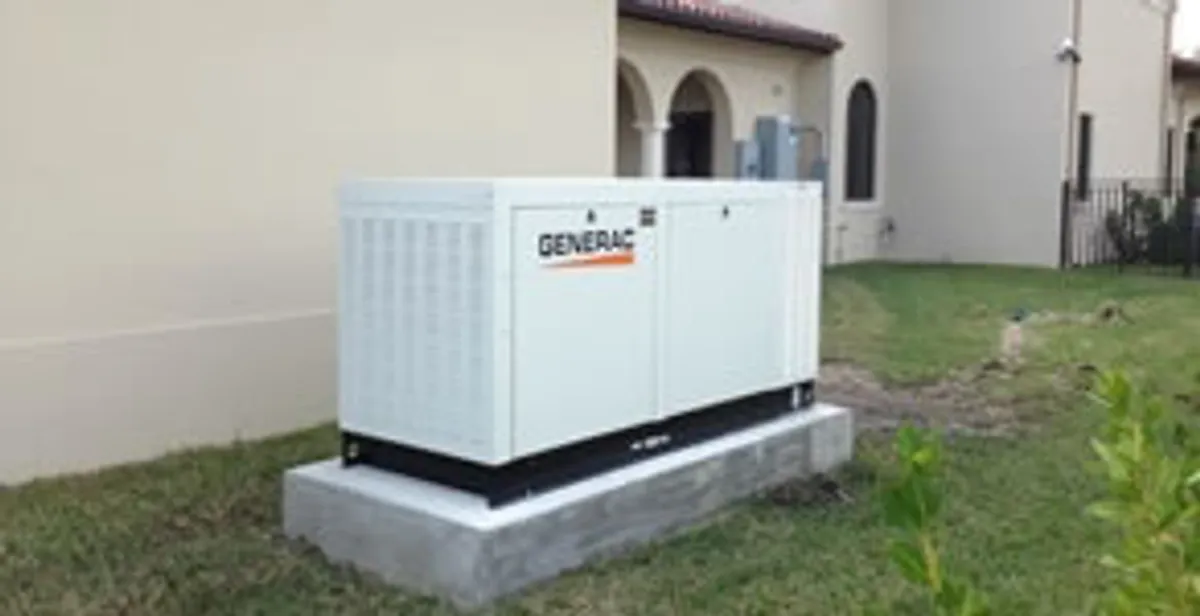 generator installation service showing standby generator professionally installed for residential power backup in Savannah, GA