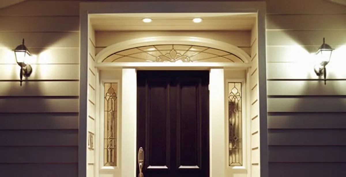 security light installation services with professionally installed entryway lighting in Savannah, GA